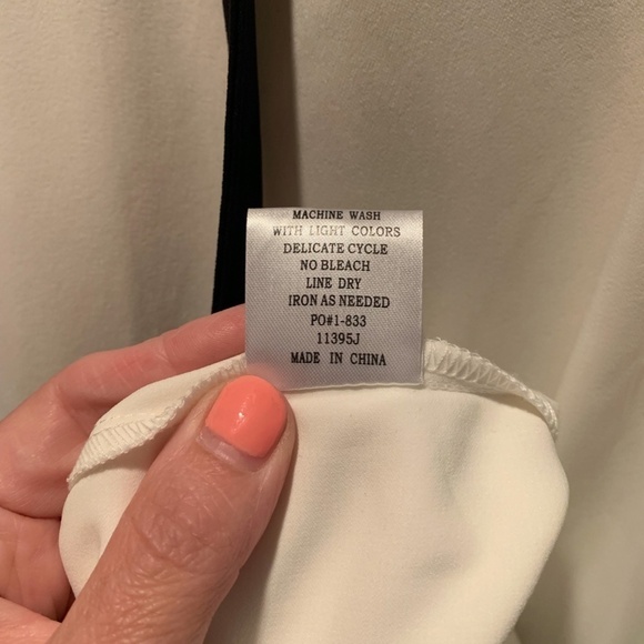 The Collective Sheath Dress in White with Black Large NWT - Picture 7 of 7